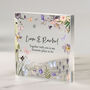 Personalised Couple Botanical Acrylic Block Gift, thumbnail 1 of 2