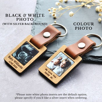 Personalised Photo Keyring Father's Day Gift, 4 of 9