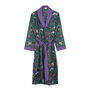 Indian Cotton Lavender Fields Print Robe, thumbnail 5 of 5