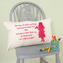 Personalised Alice Cushion Cover, thumbnail 1 of 6