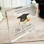 Personalised Acrylic Graduation Keepsake Block 10mm, thumbnail 3 of 3
