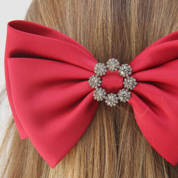Crystal Rosette Hair Bow, 4 of 7