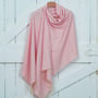 Blush Pink Cashmere Wrap Pashmina Scarf Shawl, thumbnail 1 of 5
