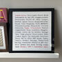 Personalised Leaving Gift And Retirement Print, thumbnail 1 of 5