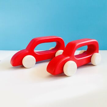 Personalised Handcrafted Red Car, 3 of 6