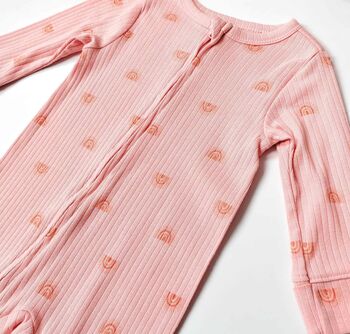 New Baby Girl Koala Gift Box / Rainbow Sleepsuit, 6 of 9