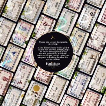 Surprise Holiday Personalised Gift Voucher Ticket, 2 of 11