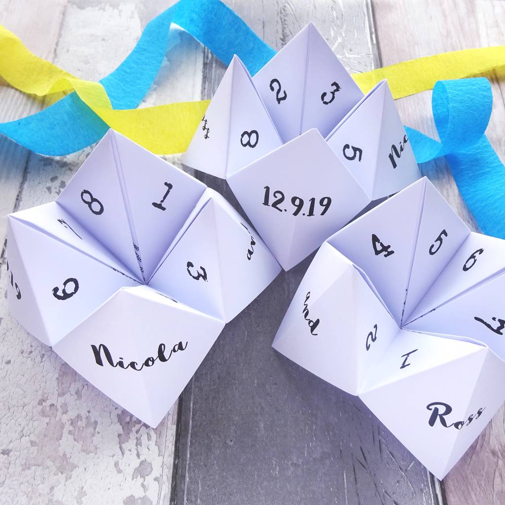 Personalised Wedding Selfie Dare Fortune Tellers By Southside Pinatas