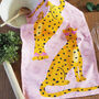 Kitchen Leopards Tea Towel, thumbnail 3 of 7