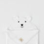 Hooded Baby Beach Towel 100% Cotton Baby Shower, thumbnail 6 of 11
