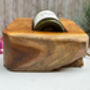 Hand Carved Driftwood Single Wine Bottle Holder Gift, thumbnail 7 of 9