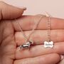 Staffordshire Bull Terrier Sterling Silver Necklace, thumbnail 1 of 9