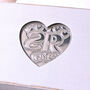 Personalised Wedding Heart Monogram Couple's Memory Box, thumbnail 3 of 3