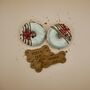 Personalised Dog Birthday Drizzle Doughnuts Biscuits, thumbnail 3 of 6