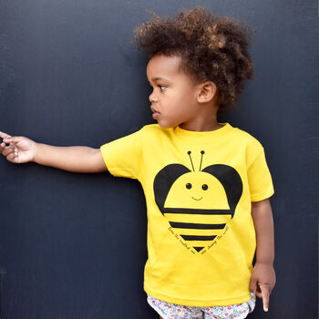 Bee Heart Yellow T Shirt, 2 of 2