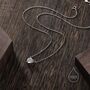 Aurora Ab Cz Heart Pendant Necklace, thumbnail 3 of 12