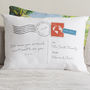 Personalised Double Sided Photo Postcard Cushion Cover, thumbnail 4 of 5