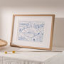 Personalised Travel Adventures Map Print, thumbnail 9 of 9