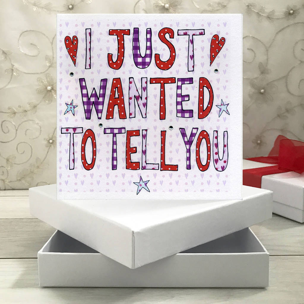 personalised me to you cards