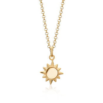 Sunshine Necklace, Sterling Silver Or Gold Plated, 11 of 11