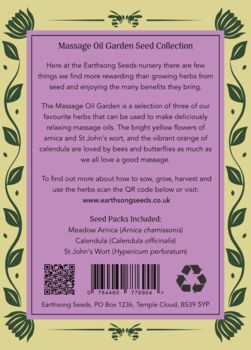 Massage Oil Garden Seeds, Multi Pack Collection, 3 of 9