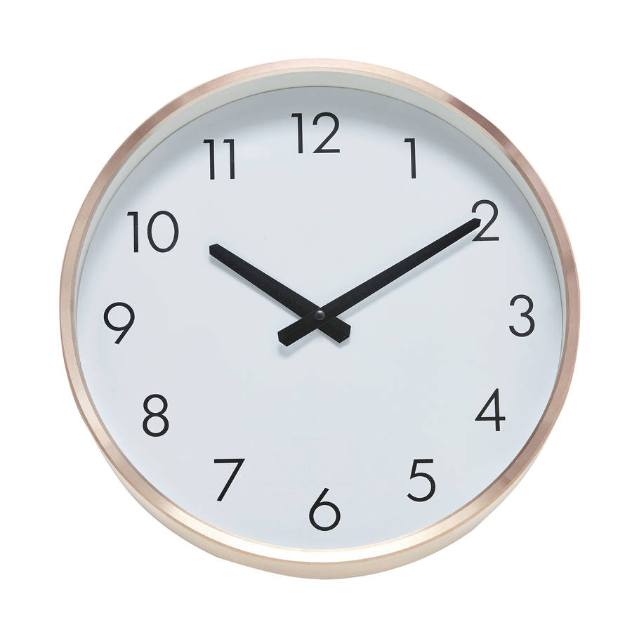 Copper Clock By horsfall & wright