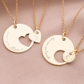Mother And Daughter Disc Personalised Necklace, 2 of 12