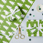Christmas Tree Wrapping Paper Set, thumbnail 3 of 3