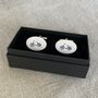 Bicycle Cufflinks ~ Ceramic, thumbnail 2 of 5