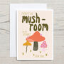Cute Mushroom Valentine's Card, thumbnail 4 of 5