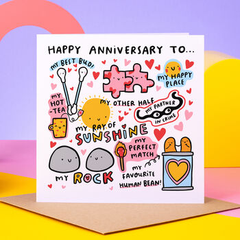Happy Anniversary Card, 3 of 4