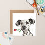 Dalmatian With Rose Card, thumbnail 1 of 2