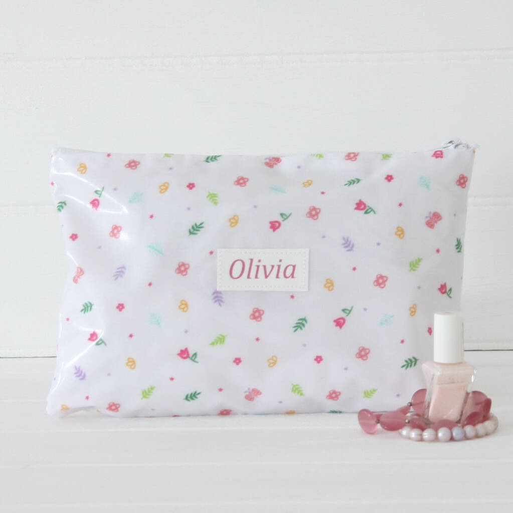 Wipe Clean Childs Personalised Wash Bag, 1 of 7