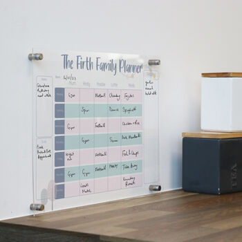 Personalised Wall Family Planner, 7 of 8