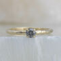 'Esme' Salt And Pepper Diamond Engagement Ring, thumbnail 3 of 9