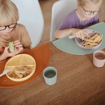 Scandi Children's Dinnerware Cup Set Of Two Sage, 3 of 5