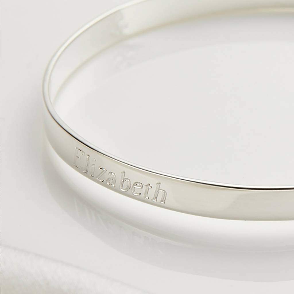 personalised fairy christening bangle | three colours by molly brown ...