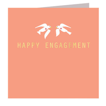 Gold Foiled Engagement Card, 2 of 4