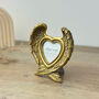 Standing Gold Angel Wing Photo Frame Remembrance Gift, thumbnail 3 of 9