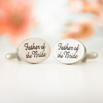Father Of The Bride Cufflinks, 4 of 7