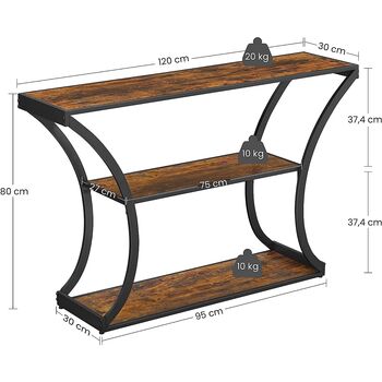 Console Table Entryway Table With Curved Frames, 9 of 9