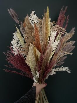 Autumnal Dried Flower Bouquet, 4 of 4