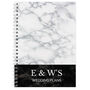 Personalised Marble Wedding Planner A5 Notebook, thumbnail 3 of 6