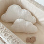 Teddy Cloud Cushion Set Neutral Nursery Decoration, thumbnail 1 of 4