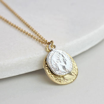 Personalised Coin Necklace By Jamie London