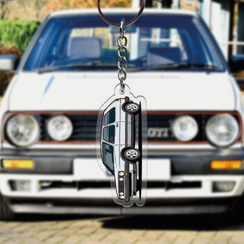 Made To Order Car Illustration Key Rings, 5 of 12