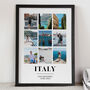 Personalised Travel Photo Collage, Custom Photo Print, thumbnail 1 of 6
