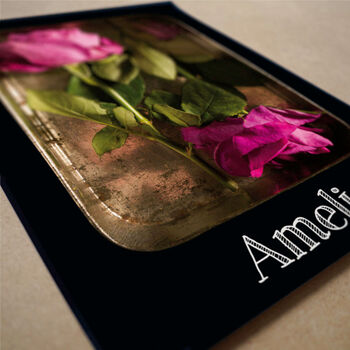 Personalised Two Fresh Roses | Little Things In Tins Botanical Print, 3 of 3