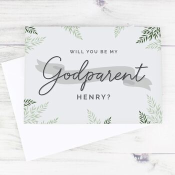 Personalised Godparent Card, 3 of 3