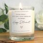 Retirement Gift Scented Soy Candle, thumbnail 1 of 5